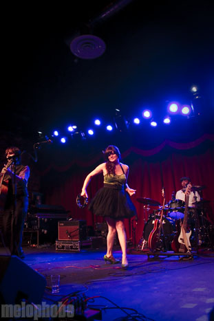 April Smith and the Great Picture Show at Brooklyn Bowl, May 14, 2010. Photo by Jane Qin.