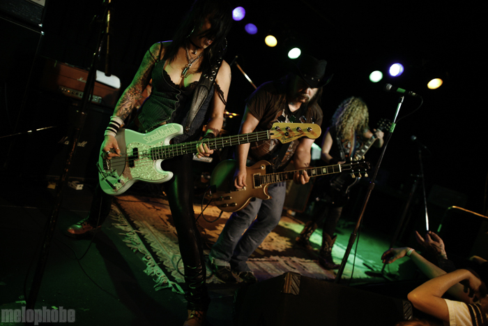 Nashville Pussy at Peter's Room, May 14, 2010. Photo by Rodrigo Melgarejo.