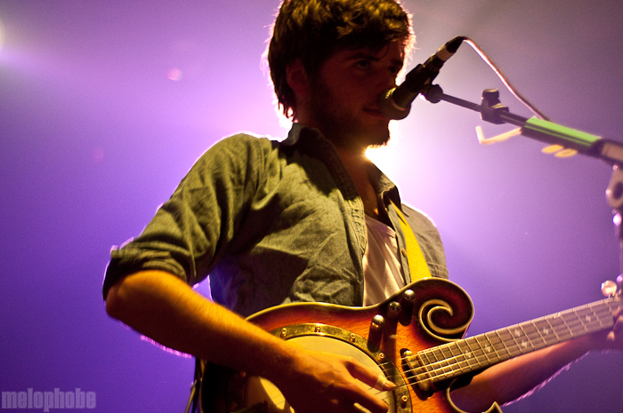 Mumford & Sons at Webster Hall, May 18, 2010. Photo by Chris Barth.