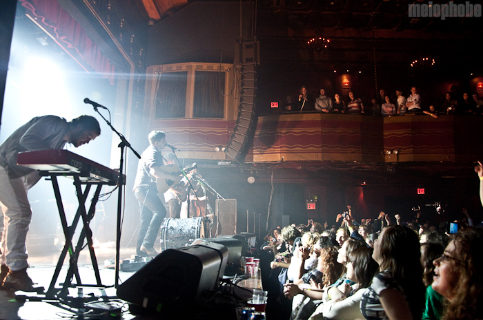 Mumford & Sons at Webster Hall, May 18, 2010. Photo by Chris Barth.