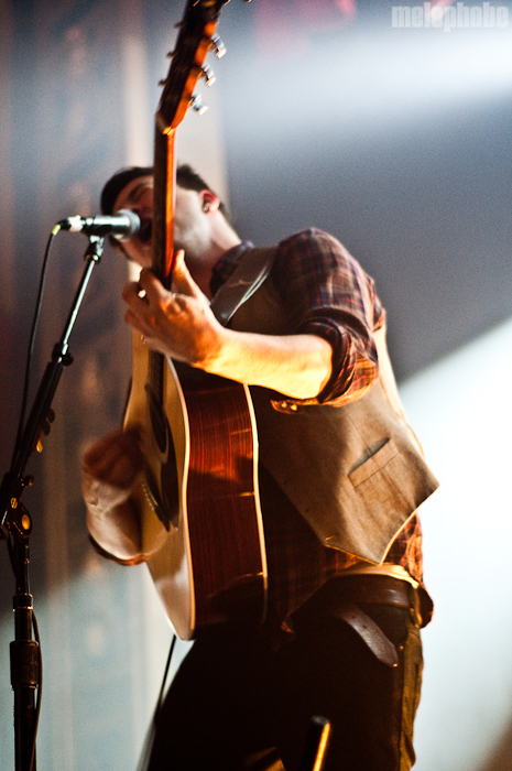 Mumford & Sons at Webster Hall, May 18, 2010. Photo by Chris Barth.