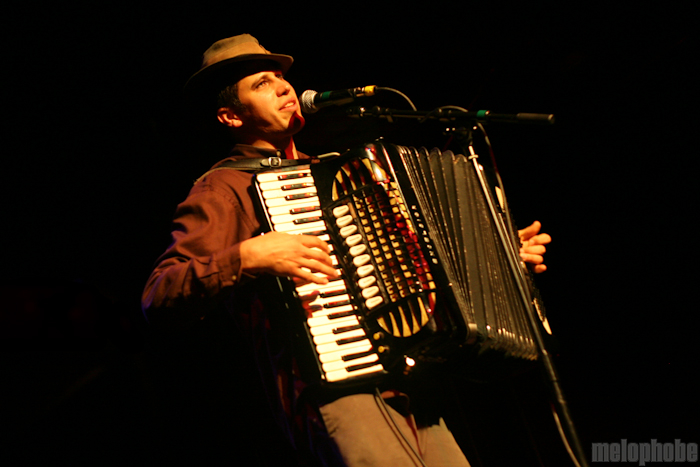 Amanda Palmer and Jason Webley at Showbox, May 19, 2010. Photo by Troy Dunham.