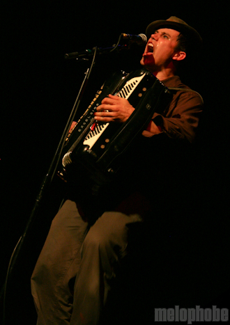 Amanda Palmer and Jason Webley at Showbox, May 19, 2010. Photo by Troy Dunham.