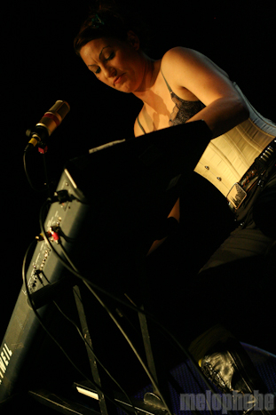 Amanda Palmer and Jason Webley at Showbox, May 19, 2010. Photo by Troy Dunham.