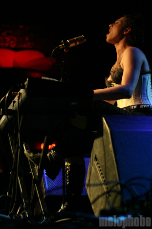 Amanda Palmer and Jason Webley at Showbox, May 19, 2010. Photo by Troy Dunham.