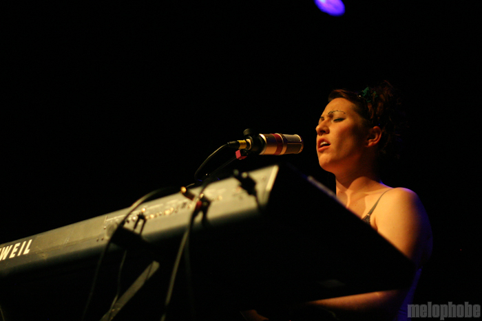 Amanda Palmer and Jason Webley at Showbox, May 19, 2010. Photo by Troy Dunham.
