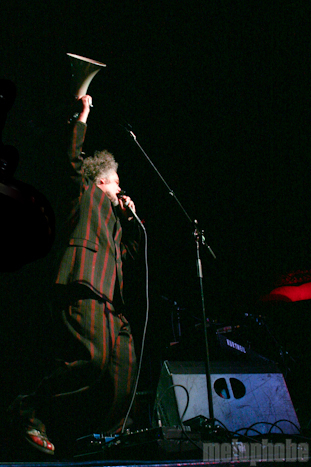 Sxip Shirey at Showbox, May 19, 2010. Photo by Troy Dunham.