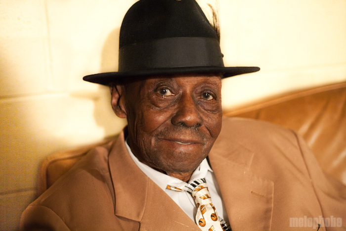 Pinetop Perkins at Jazz Alley, May 18, 2010. Photo by Jill Rachel Evans.