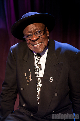 Pinetop Perkins at Jazz Alley, May 18, 2010. Photo by Jill Rachel Evans.