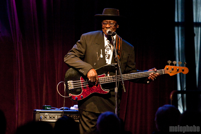Pinetop Perkins at Jazz Alley, May 18, 2010. Photo by Jill Rachel Evans.