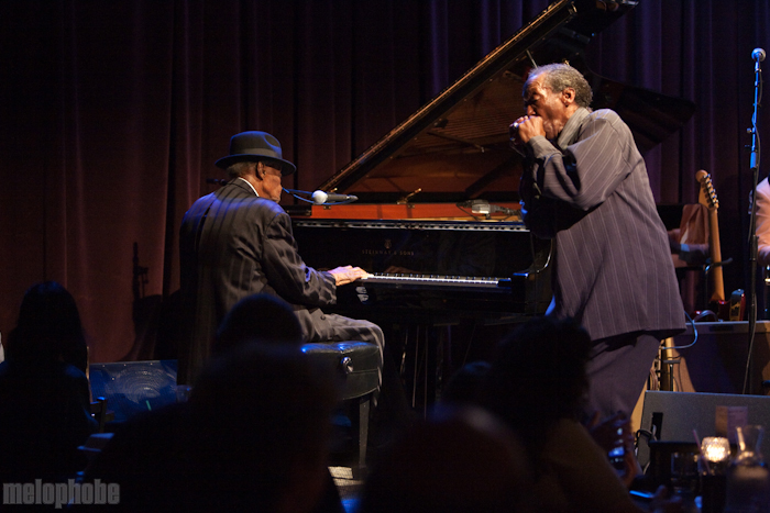 Pinetop Perkins at Jazz Alley, May 18, 2010. Photo by Jill Rachel Evans.