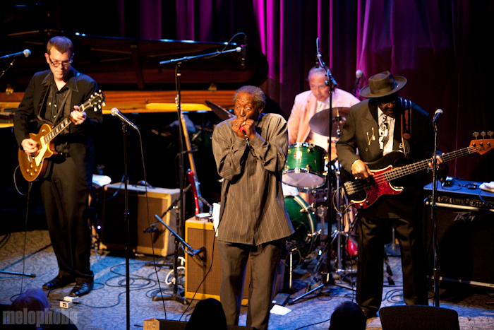 Pinetop Perkins at Jazz Alley, May 18, 2010. Photo by Jill Rachel Evans.
