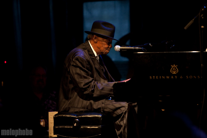 Pinetop Perkins at Jazz Alley, May 18, 2010. Photo by Jill Rachel Evans.