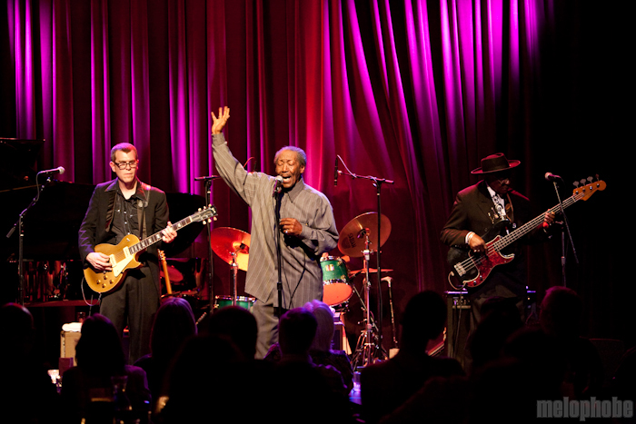 Pinetop Perkins at Jazz Alley, May 18, 2010. Photo by Jill Rachel Evans.