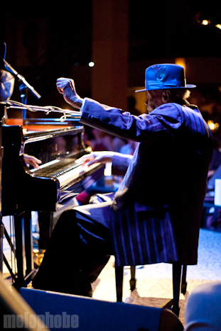 Pinetop Perkins at Jazz Alley, May 18, 2010. Photo by Jill Rachel Evans.