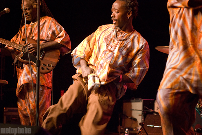 Sierra Leone Refugee Allstars at Roseland Theater, May 20, 2010. Photo by Colin McLaughlin.