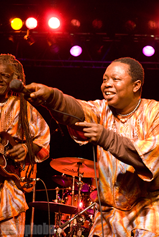 Sierra Leone Refugee Allstars at Roseland Theater, May 20, 2010. Photo by Colin McLaughlin.
