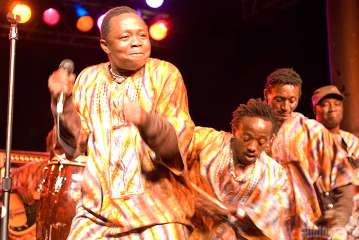 Sierra Leone Refugee Allstars at Roseland Theater, May 20, 2010. Photo by Colin McLaughlin.