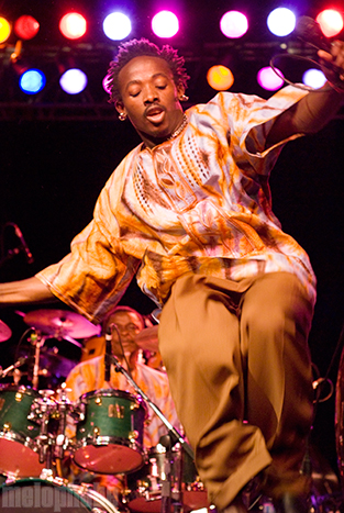 Sierra Leone Refugee Allstars at Roseland Theater, May 20, 2010. Photo by Colin McLaughlin.