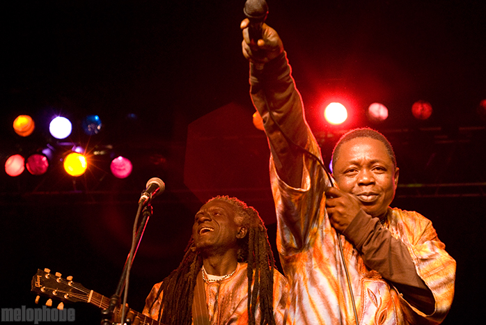 Sierra Leone Refugee Allstars at Roseland Theater, May 20, 2010. Photo by Colin McLaughlin.