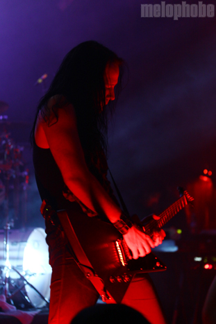 Dark Tranquillity at Studio Seven, May 28, 2010. Photo by Bradley Metler.
