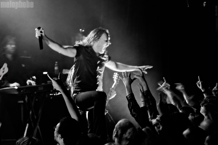 Dark Tranquillity at Studio Seven, May 28, 2010. Photo by Bradley Metler.