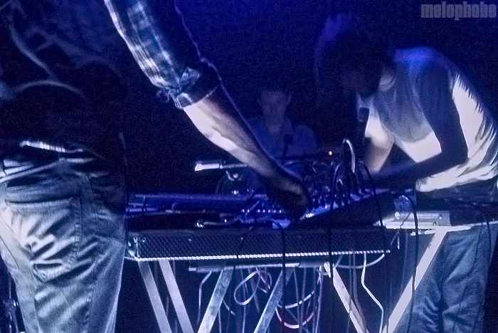 Holy Fuck at Le Poisson Rouge, May 28, 2010. Photo by Ben Piper.