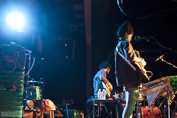 Josiah Wolf at Wonder Ballroom, May 28, 2010. Photo by Lymay Iwasaki.