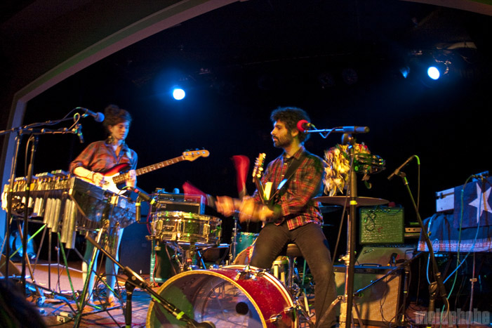 Josiah Wolf at Wonder Ballroom, May 28, 2010. Photo by Lymay Iwasaki.