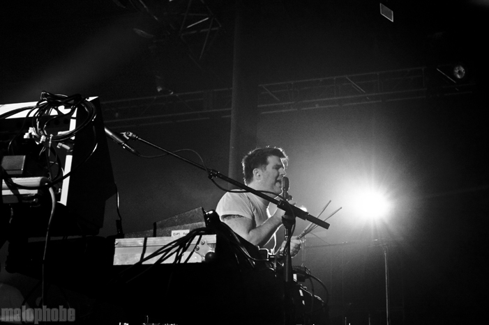 LCD Soundsystem at Roseland Theater, May 29, 2010. Photo by Lymay Iwasaki.