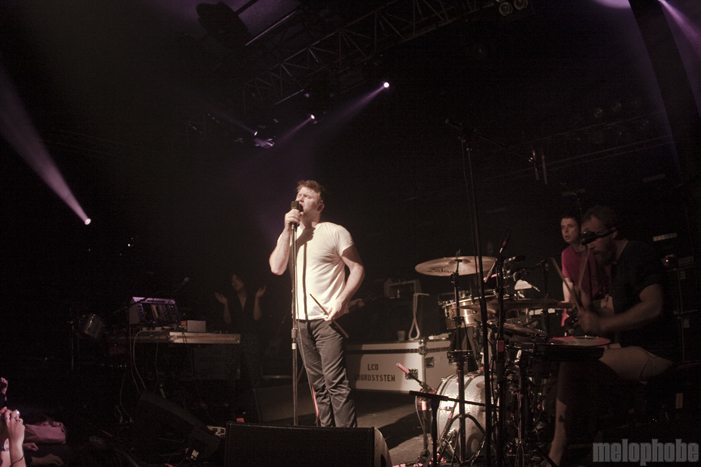 LCD Soundsystem at Roseland Theater, May 29, 2010. Photo by Lymay Iwasaki.