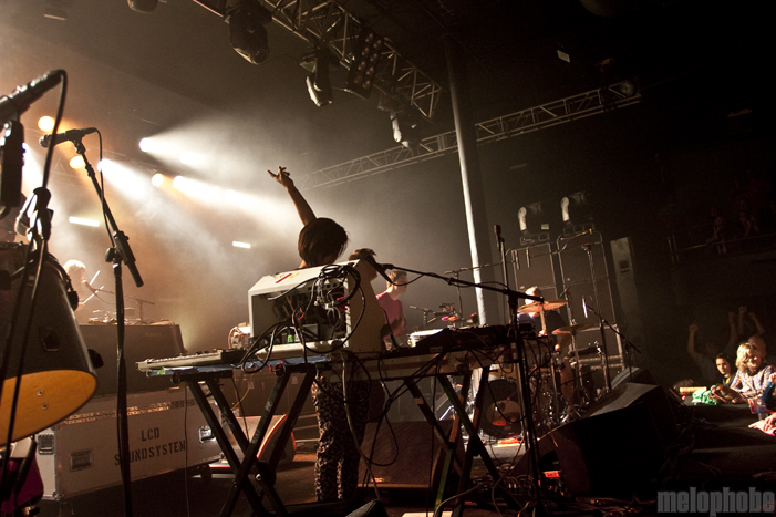 LCD Soundsystem at Roseland Theater, May 29, 2010. Photo by Lymay Iwasaki.
