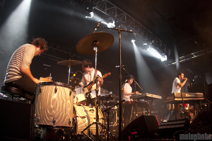 Holy Ghost! at Roseland Theater, May 29, 2010. Photo by Lymay Iwasaki.