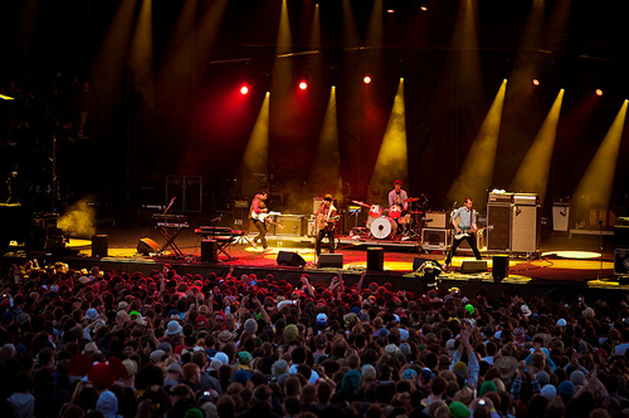 Vampire Weekend at Main Stage, May 29, 2010. Photo by Christopher Nelson.