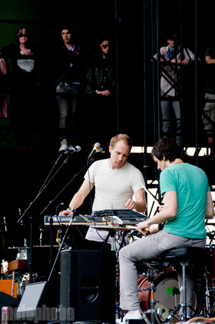 Caribou at Main Stage, May 30, 2010. Photo by Ian McNeil.
