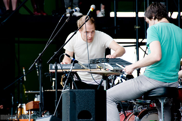Caribou at Main Stage, May 30, 2010. Photo by Ian McNeil.