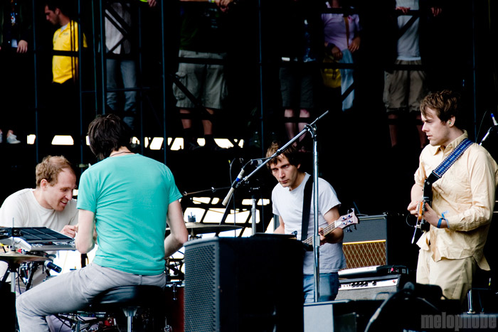 Caribou at Main Stage, May 30, 2010. Photo by Ian McNeil.