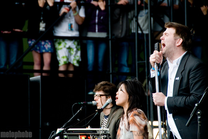 LCD Soundsystem at Main Stage, May 30, 2010. Photo by Ian McNeil.