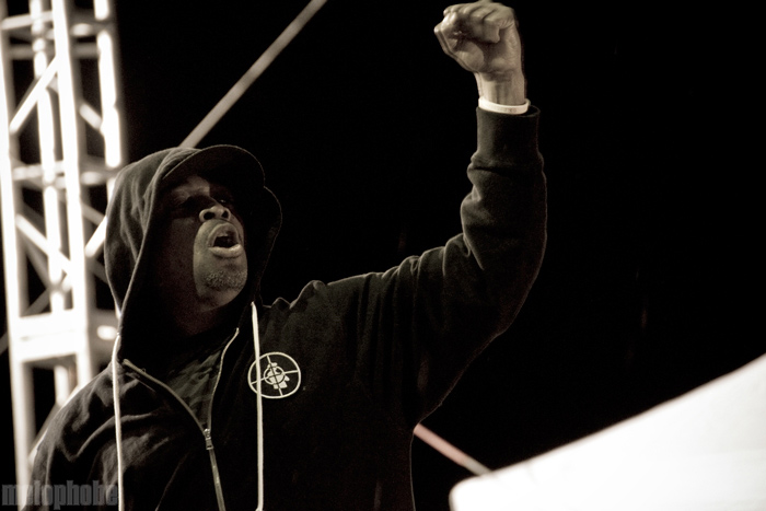 Public Enemy at Bigfoot Stage, May 30, 2010. Photo by Ian McNeil.