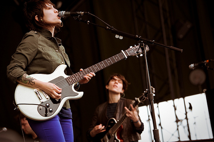 Tegan and Sara at Main Stage, May 30, 2010. Photo by Christopher Nelson.