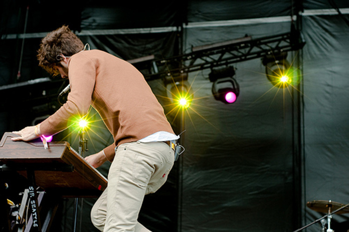 Passion Pit at Main Stage, May 31, 2010. Photo by Kyle Johnson.