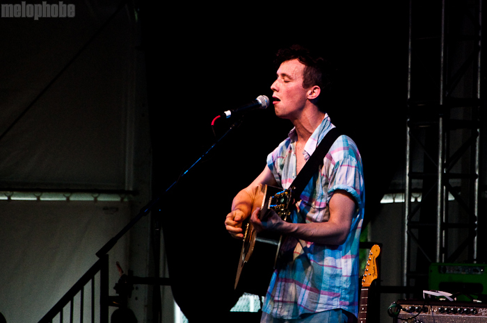 Fanfarlo at The Other Tent, June 10, 2010. Photo by Chris Barth.