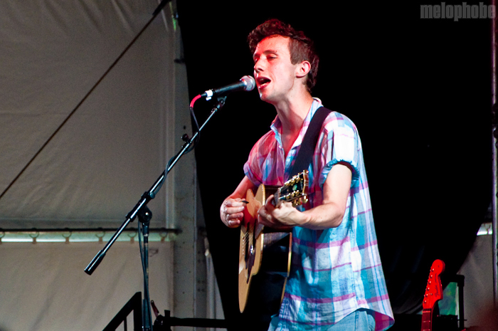 Fanfarlo at The Other Tent, June 10, 2010. Photo by Chris Barth.