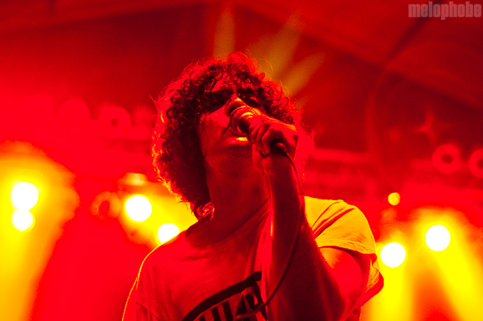 Neon Indian at That Tent, June 10, 2010. Photo by Chris Barth.