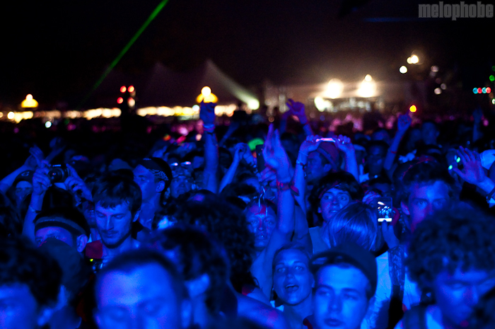 Neon Indian at That Tent, June 10, 2010. Photo by Chris Barth.