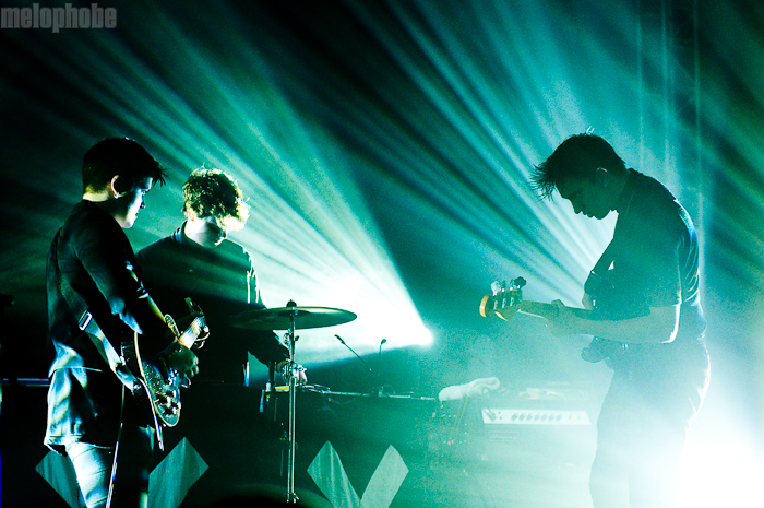 The xx at That Tent, June 10, 2010. Photo by Chris Barth.
