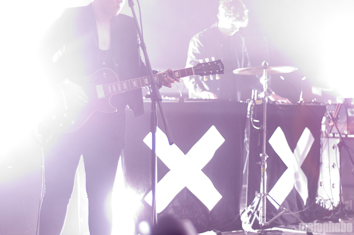 The xx at That Tent, June 10, 2010. Photo by Chris Barth.