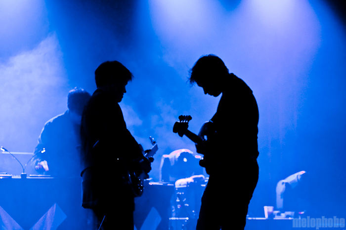 The xx at That Tent, June 10, 2010. Photo by Chris Barth.