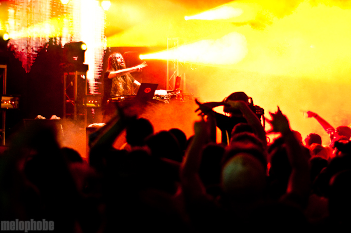 Bassnectar at This Tent, June 11, 2010. Photo by Chris Barth.