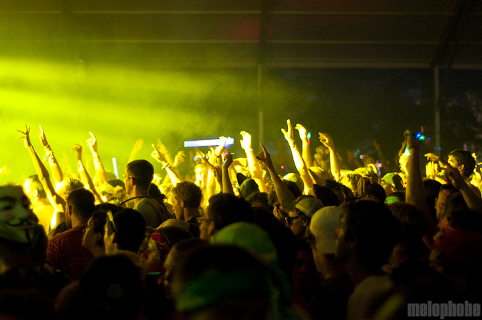 Bassnectar at This Tent, June 11, 2010. Photo by Chris Barth.